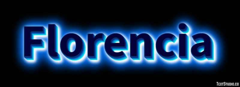 Florencia Efecto de texto