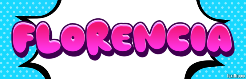 Florencia Efecto de texto