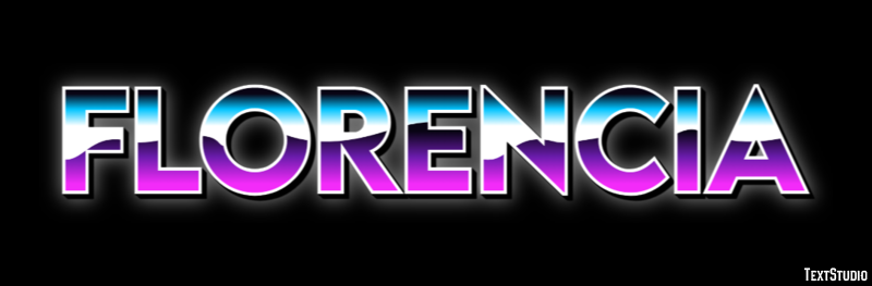 Florencia Efecto de Texto