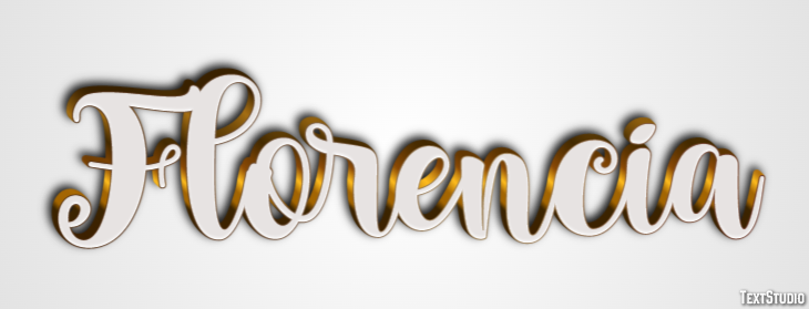 Florencia Efecto de texto