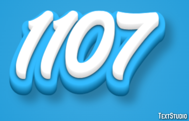 1107 Effetto testo