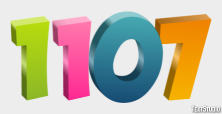 1107 Effetto testo