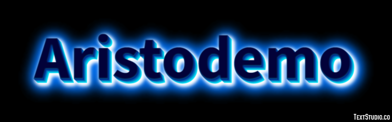 Aristodemo Text Effect