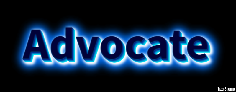 Advocate Text Effect