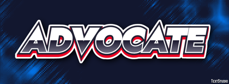 Advocate Text Effect