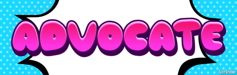 Advocate Text Effect