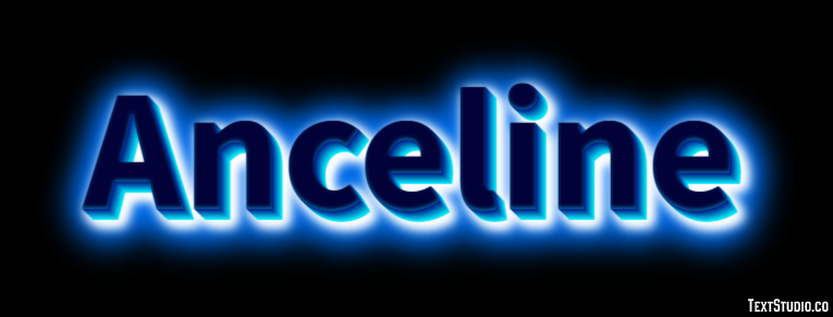 Anceline Effetto testo
