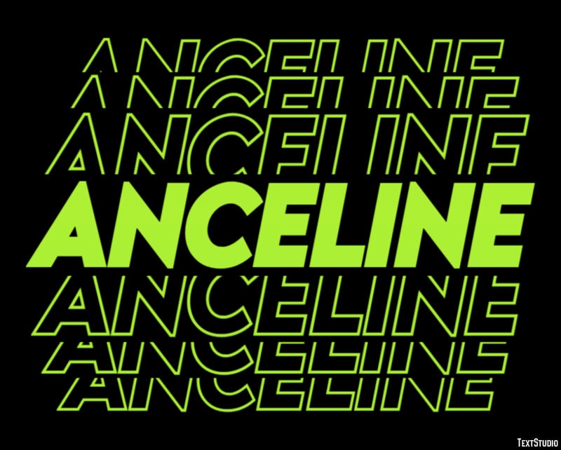 Anceline Text Effect