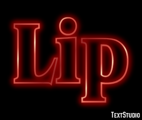 Lip Text Effect