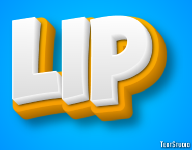 Lip Efekt tekstowy