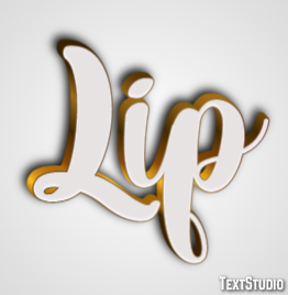 Lip Efekt tekstowy