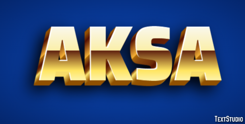 Aksa Text Effect