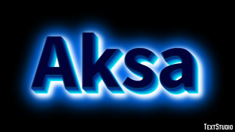 Aksa Text effect