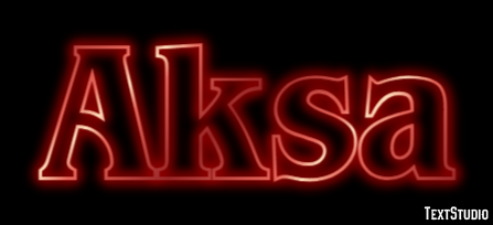 Aksa Эффект текста