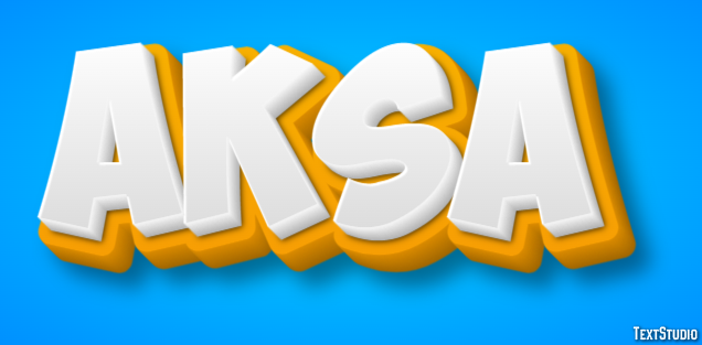 Aksa Text Effect
