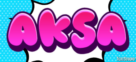 Aksa Эффект текста