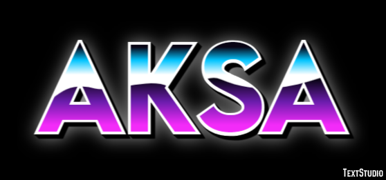 Aksa Эффект текста
