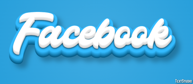 Facebook Efecto de Texto