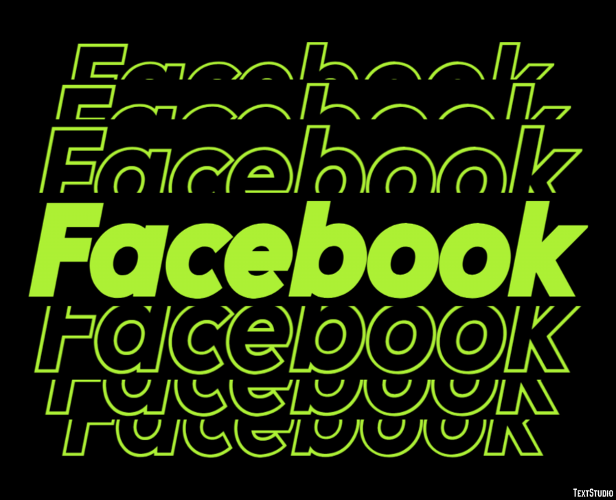 Facebook Efekt tekstowy