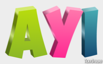 Ayı Text Effect