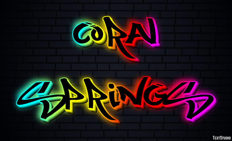 Coral Springs Effetto testo