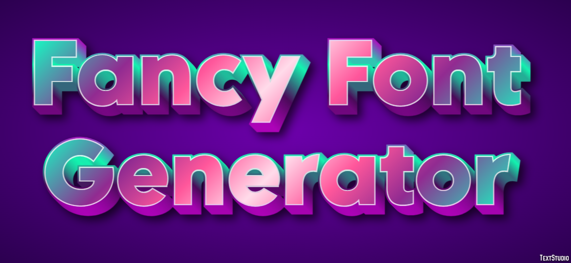 Fancy Font Generator Effetto testo
