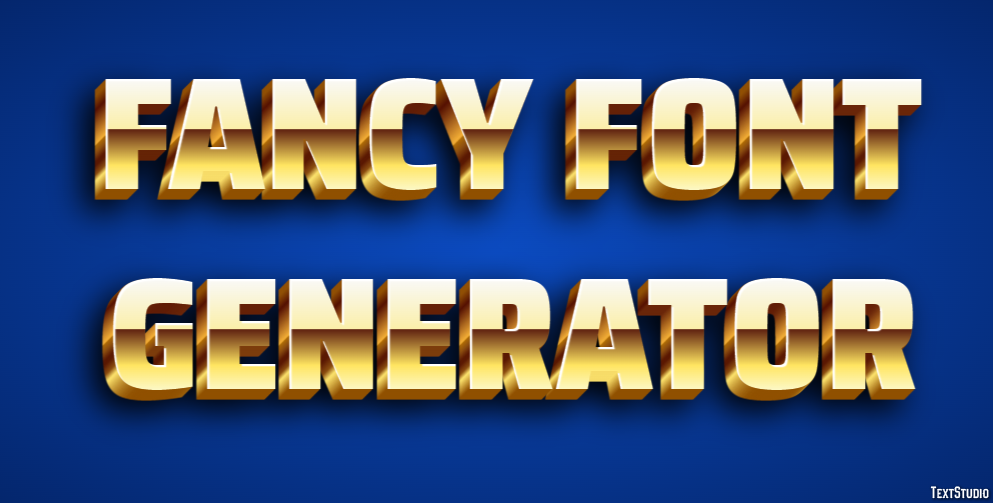 Fancy Font Generator Effetto testo