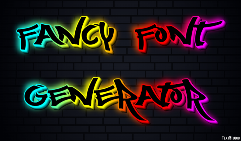 Fancy Font Generator Effetto testo