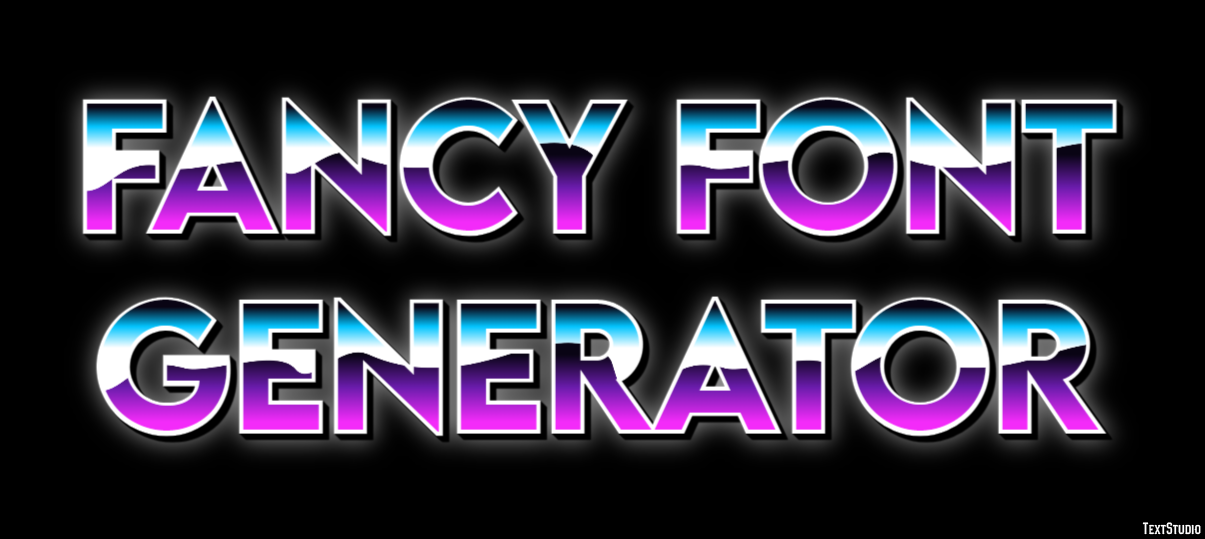 Fancy Font Generator Effetto testo