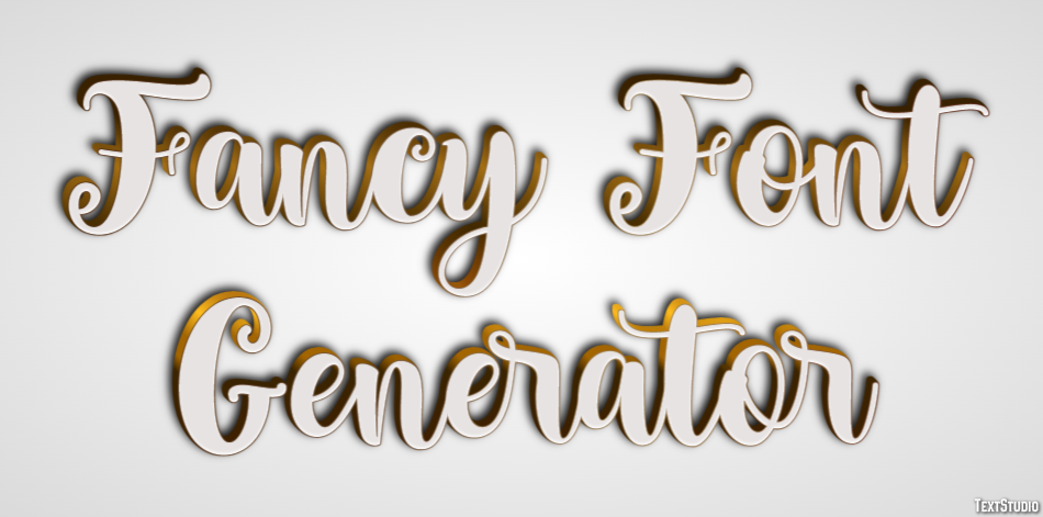 Fancy Font Generator Effetto testo