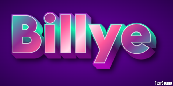 Billye Efeito de texto