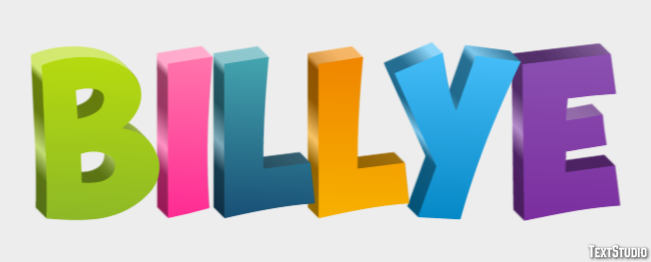 Billye Effet de Texte