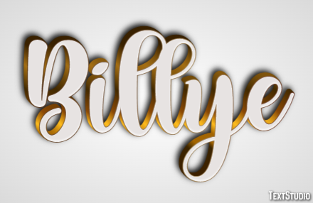 Billye Эффект текста