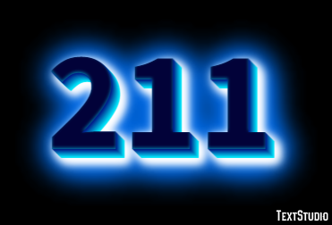 211 Text Effect