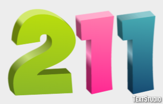 211 Text Effect