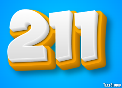 211 Text Effect
