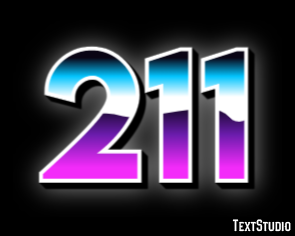 211 Text Effect