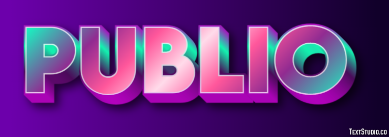 Publio Texteffekt
