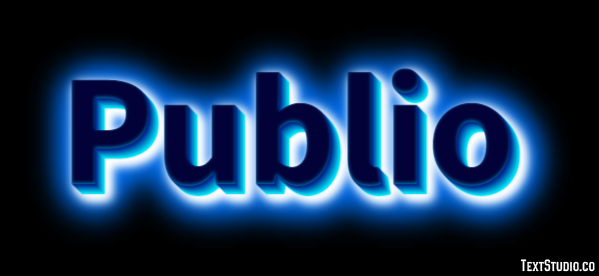 Publio Effetto testo