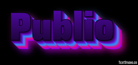 Publio Efekt tekstowy