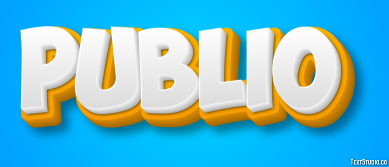 Publio Effetto testo