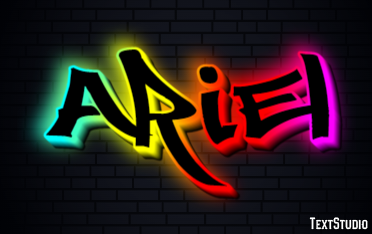 Ariel Texteffekt