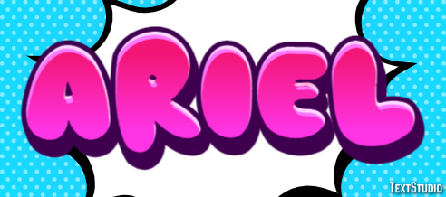 Ariel Texteffekt