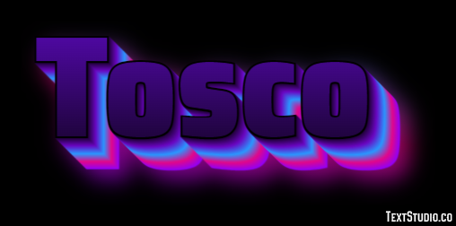Tosco Эффект текста