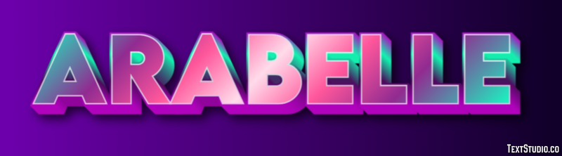 Arabelle Efeito de texto