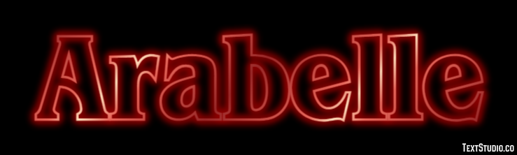 Arabelle Efecto de Texto