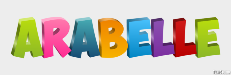 Arabelle Efecto de Texto