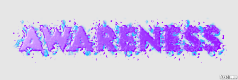 Awareness Texteffekt