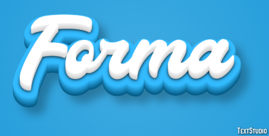 Forma Efeito do texto