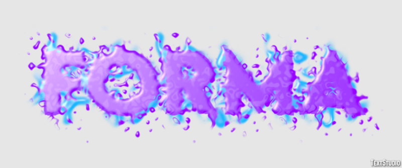Forma Efeito do texto